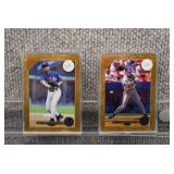 Lot of 2 1997 Topps Gallery Players Private Issue Limited # /250 Bip Roberts Mike Lansing | In Snap Cases