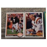 Lot of 21 NFL Football Cards Boomer Esiason