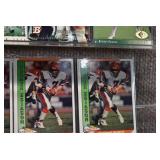 Lot of 21 NFL Football Cards Boomer Esiason