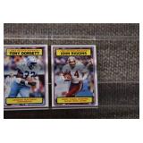 Lot of 7 NFL Football Cards | 1983 Topps Terry Bradshaw Lawrence Taylor & More