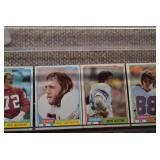 Lot of 18 NFL Football Cards | 1981 Topps Terry Bradshaw Tony Dorsett & More