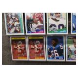 Lot of 55 NFL Football Cards | 1988 Topps #6 Jerry Rice (x2) #328 Marcus Allen (x3) #82 Mike Singletary (x2) #285 Lawrence Taylor (x6)