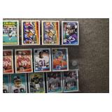 Lot of 55 NFL Football Cards | 1988 Topps #6 Jerry Rice (x2) #328 Marcus Allen (x3) #82 Mike Singletary (x2) #285 Lawrence Taylor (x6)