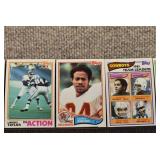 Lot of 40 NFL Football Cards | 1982 Topps Tony Dorsett (x4) Terry Bradshaw Lawrence Taylor