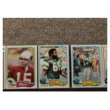 Lot of 40 NFL Football Cards | 1982 Topps Tony Dorsett (x4) Terry Bradshaw Lawrence Taylor