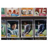 Lot of 40 NFL Football Cards | 1982 Topps Tony Dorsett (x4) Terry Bradshaw Lawrence Taylor