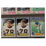 Lot of 40 NFL Football Cards | 1982 Topps Tony Dorsett (x4) Terry Bradshaw Lawrence Taylor