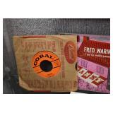 Lot of 21 Vintage 45 RPM Records | Fred Waring, Keys West, Caterina Valente, Florian ZaBach, Fred Waring, and Children
