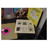 Lot of 20 Vintage 45 RPM Records | Fred Astaire, David Carroll, Ray Conniff, Teddy Phillips, Harry Owens, Rhythm Outlaws Band and More