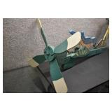 VTG Whirligig Early Bird Pulling Worm | Hand Painted | 22" x 12.5" x 14"