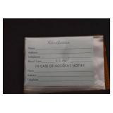 VTG Leather Wallet | College Master | 4.5" x 3.5"