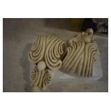 Pair Swirl Drapery Holders | Home Trends Accents | 5" x 9" x 4.5"