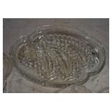 VTG Set of 8 Snack Plates and Cups | Federal | Fern | 10" x 7.25"