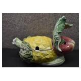 VTG Botanical Collection Majolica Rabbit Tureen | Vietri | 10" x 5.25" x 8"