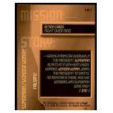 Set of 7 DC Overpower Comic Gaming Cards | Superman Action Cards | Mission: | Might Over Mind