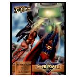Set of 7 DC Overpower Comic Gaming Cards | Superman Action Cards | Mission: | Might Over Mind