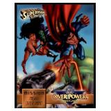 Set of 7 DC Overpower Comic Gaming Cards | Superman Action Cards | Mission: | Might Over Mind