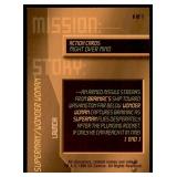 Set of 7 DC Overpower Comic Gaming Cards | Superman Action Cards | Mission: | Might Over Mind