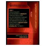 Set of 7 DC Overpower Comic Gaming Cards | Superman Action Cards | Mission: | Eye of the Storm