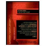 Set of 7 DC Overpower Comic Gaming Cards | Superman Action Cards | Mission: | Eye of the Storm