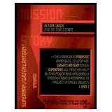 Set of 7 DC Overpower Comic Gaming Cards | Superman Action Cards | Mission: | Eye of the Storm