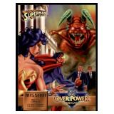 Set of 7 DC Overpower Comic Gaming Cards | Superman Action Cards | Mission: | Might Over Mind