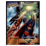Set of 7 DC Overpower Comic Gaming Cards | Superman Action Cards | Mission: | Might Over Mind