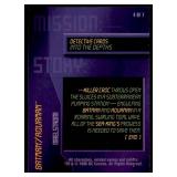 Set of 7 DC Overpower Comic Gaming Cards | Batman Detective Cards | Mission: | Into the Depths