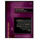 Set of 7 DC Overpower Comic Gaming Cards | Batman Detective Cards | Mission: | Race Against Crime