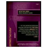 Set of 7 DC Overpower Comic Gaming Cards | Batman Detective Cards | Mission: | Race Against Crime