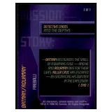 Set of 7 DC Overpower Comic Gaming Cards | Batman Detective Cards | Mission: | Into the Depths