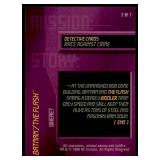 Set of 7 DC Overpower Comic Gaming Cards | Batman Detective Cards | Mission: | Race Against Crime