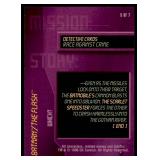 Set of 7 DC Overpower Comic Gaming Cards | Batman Detective Cards | Mission: | Race Against Crime