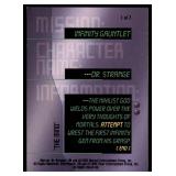 Set of 7 Marvel Overpower Comic Gaming Cards | Mission: Infinity Gauntlet