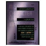 Set of 7 Marvel Overpower Comic Gaming Cards | Mission: Infinity Gauntlet