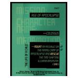 Set of 7 Marvel Overpower Comic Gaming Cards | Mission: Age of Apocalypse