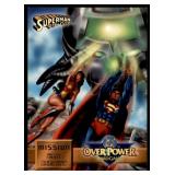 Set of 7 DC Overpower Comic Gaming Cards | Superman Action Cards | Mission: | Might Over Mind