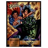 Set of 7 DC Overpower Comic Gaming Cards | Superman Action Cards | Mission: | Might Over Mind