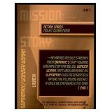 Set of 7 DC Overpower Comic Gaming Cards | Superman Action Cards | Mission: | Might Over Mind