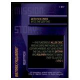 Set of 7 DC Overpower Comic Gaming Cards | Batman Detective Cards | Mission: | Into the Depths