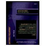 Set of 7 DC Overpower Comic Gaming Cards | Batman Detective Cards | Mission: | Into the Depths