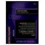 Set of 7 DC Overpower Comic Gaming Cards | Batman Detective Cards | Mission: | Into the Depths