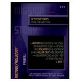 Set of 7 DC Overpower Comic Gaming Cards | Batman Detective Cards | Mission: | Into the Depths