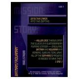 Set of 7 DC Overpower Comic Gaming Cards | Batman Detective Cards | Mission: | Into the Depths