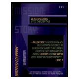 Set of 7 DC Overpower Comic Gaming Cards | Batman Detective Cards | Mission: | Into the Depths