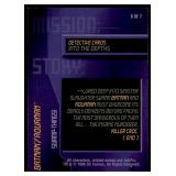 Set of 7 DC Overpower Comic Gaming Cards | Batman Detective Cards | Mission: | Into the Depths