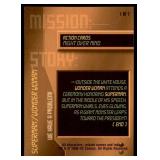 Set of 7 DC Overpower Comic Gaming Cards | Superman Action Cards | Mission: | Might Over Mind