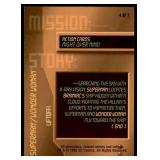 Set of 7 DC Overpower Comic Gaming Cards | Superman Action Cards | Mission: | Might Over Mind