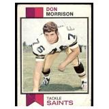 Lot of 23 1973 Topps NFL Football Cards | Some Condition Issues See Photos for Details