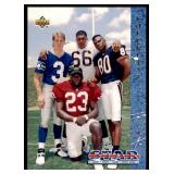 Lot of 52 1993 Upper Deck Football | Star Rookie Cards